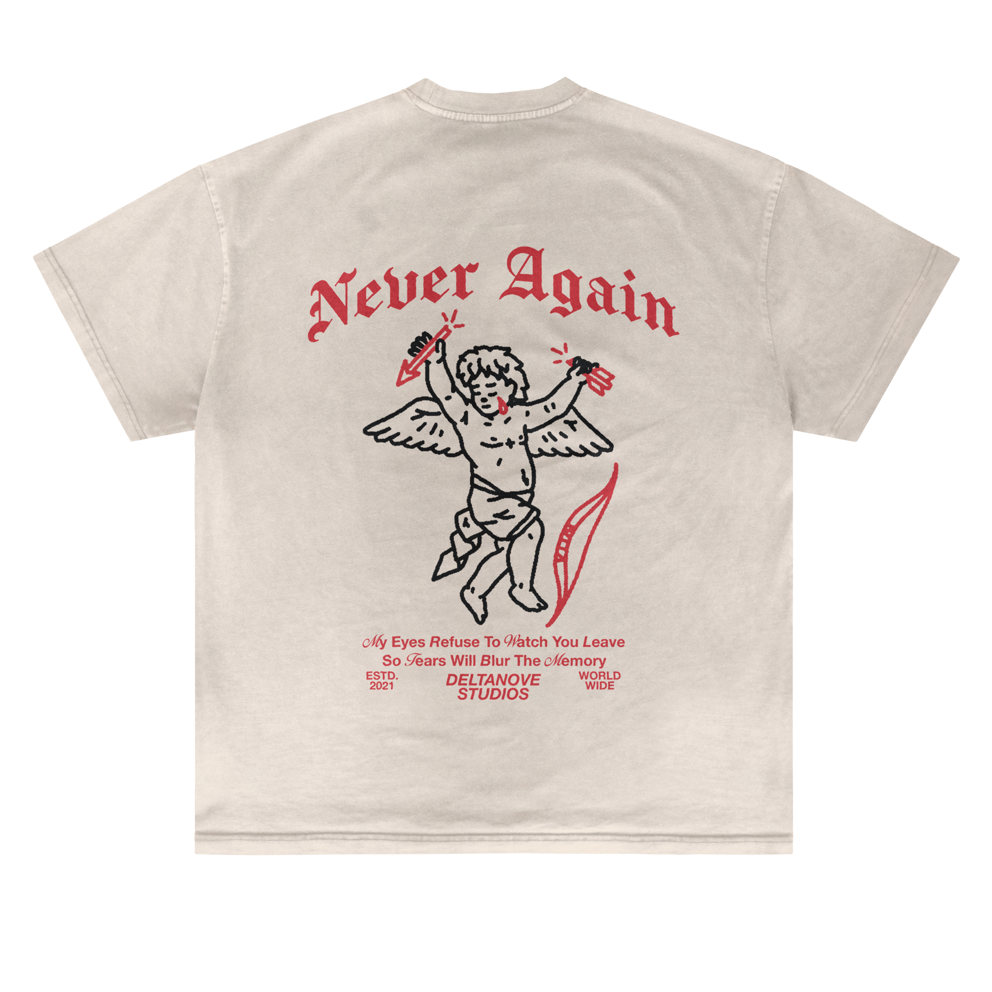 T-shirt Deltanove Never Again 24H EXPRESS SHIPMENT