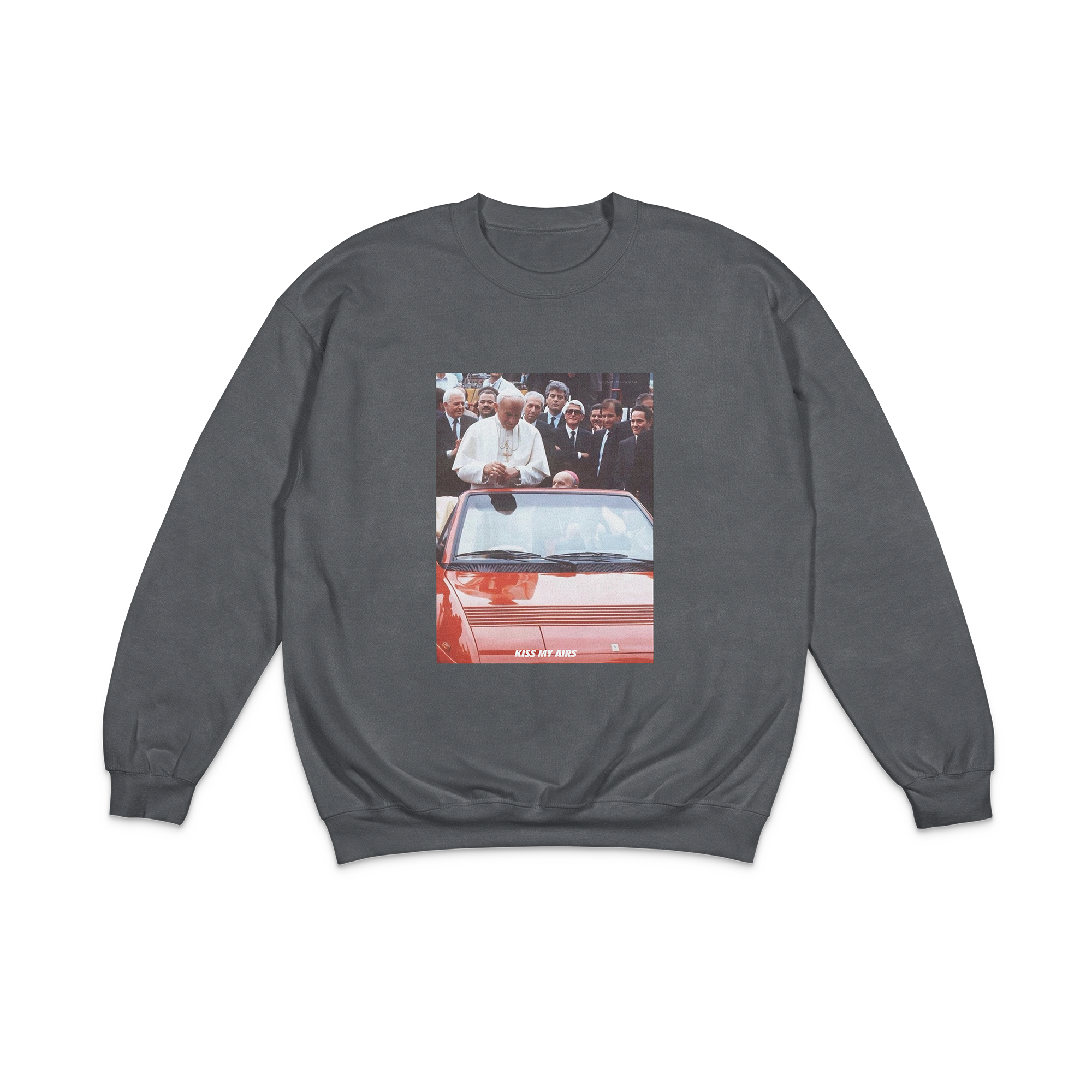 Crewneck KISS MY AIRS Iconic Pope