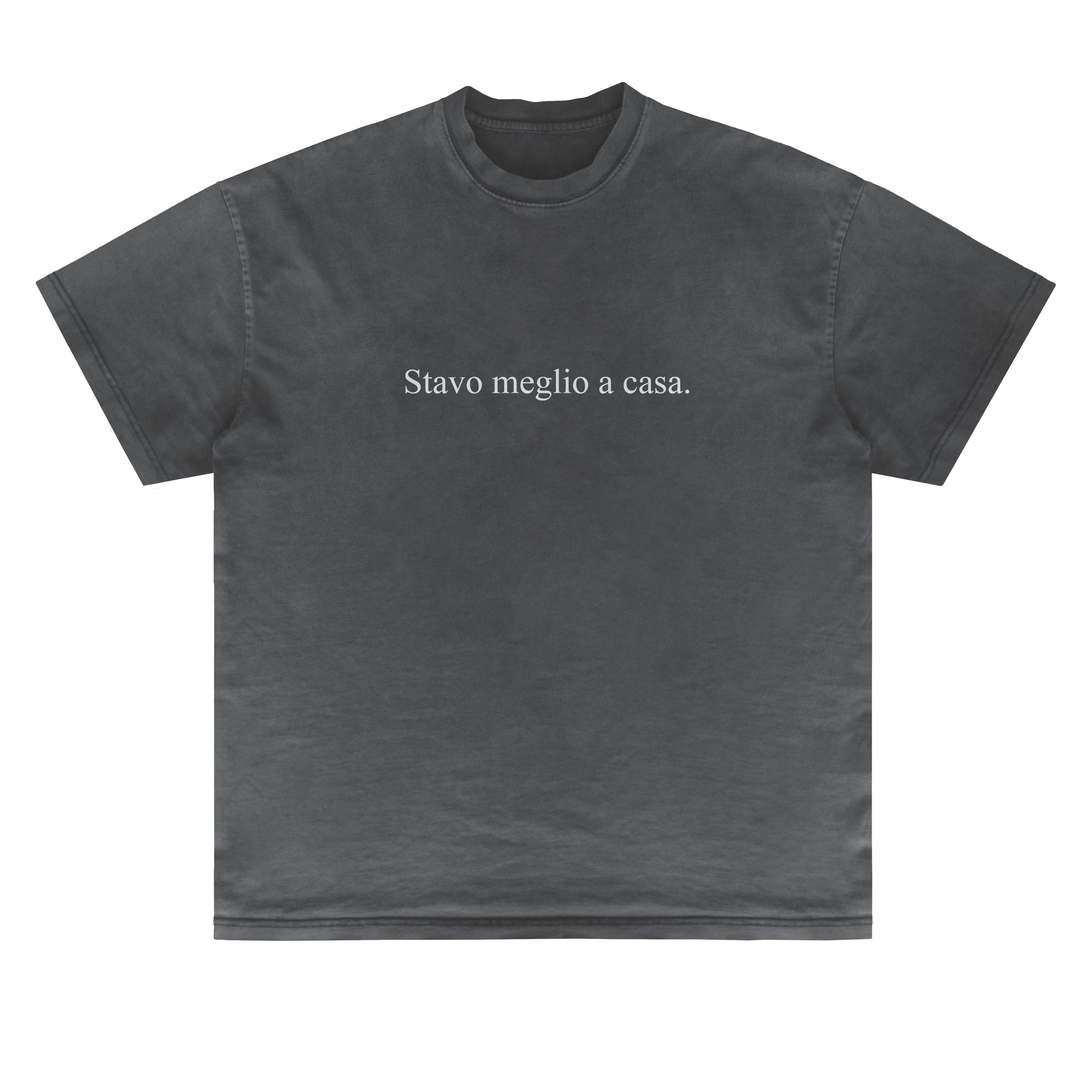 T-shirt KMA Captions Stavo meglio a casa