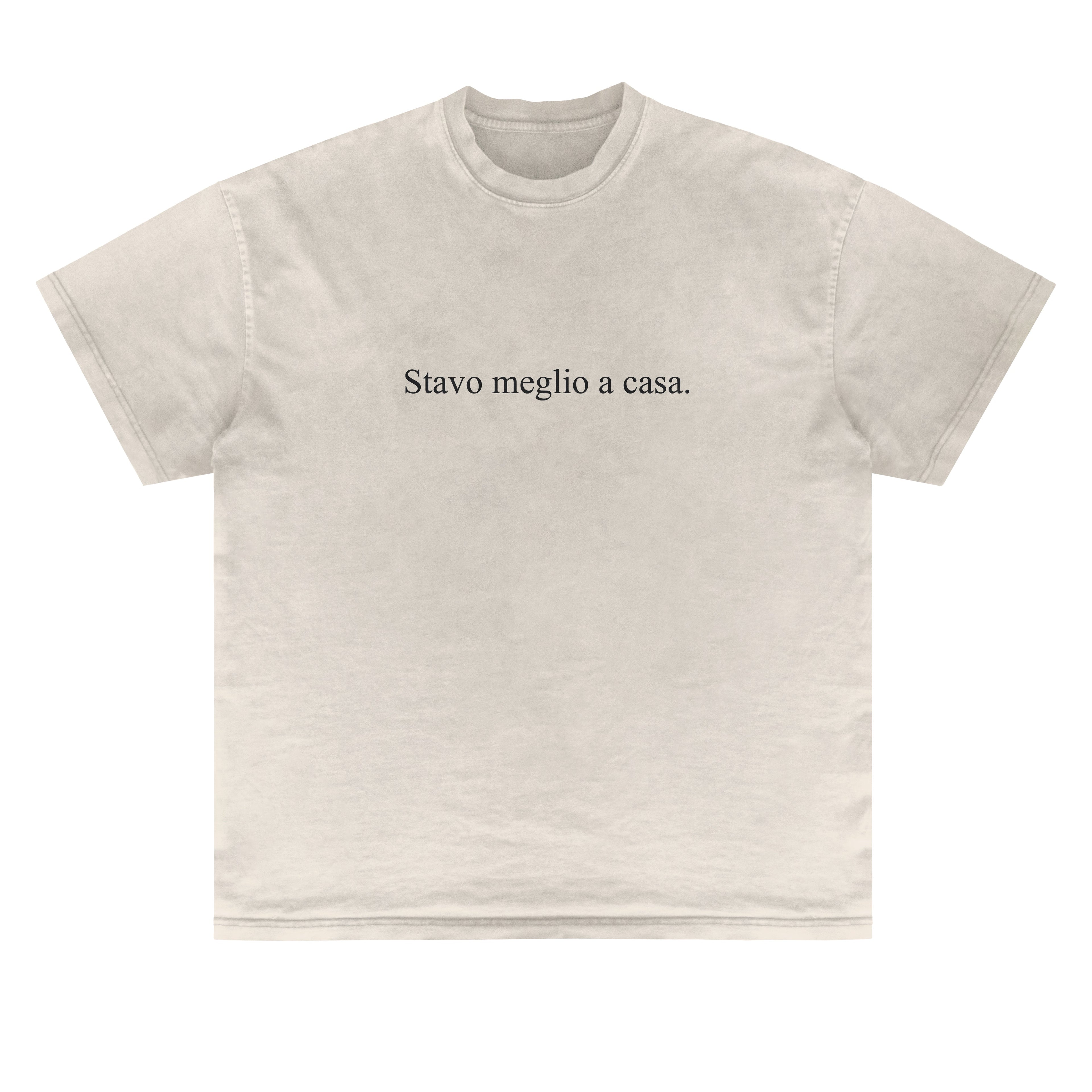 T-shirt KMA Captions Stavo meglio a casa